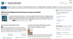 Desktop Screenshot of euracoustics.org