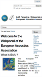 Mobile Screenshot of euracoustics.org