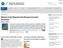 Tablet Screenshot of euracoustics.org